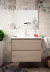 Teka Inca Combo 2S -kylpyhuonekalustesarja, 100 cm, tammi hinta ja tiedot | Kylpyhuonekalusteet | hobbyhall.fi