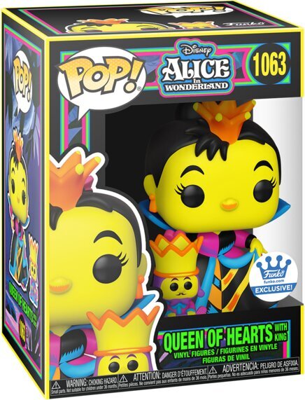 Toy Funko POP! Disney Liisa ihmemaassa Black Light Queen of Hearts with King Exclusive hinta ja tiedot | Pelien oheistuotteet | hobbyhall.fi