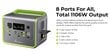 Power station FOSSiBOT F2400, 2048Wh/640000mAh LiFePO4 Battery, 2400W(4600W Peak) hinta ja tiedot | Virtalähteet | hobbyhall.fi