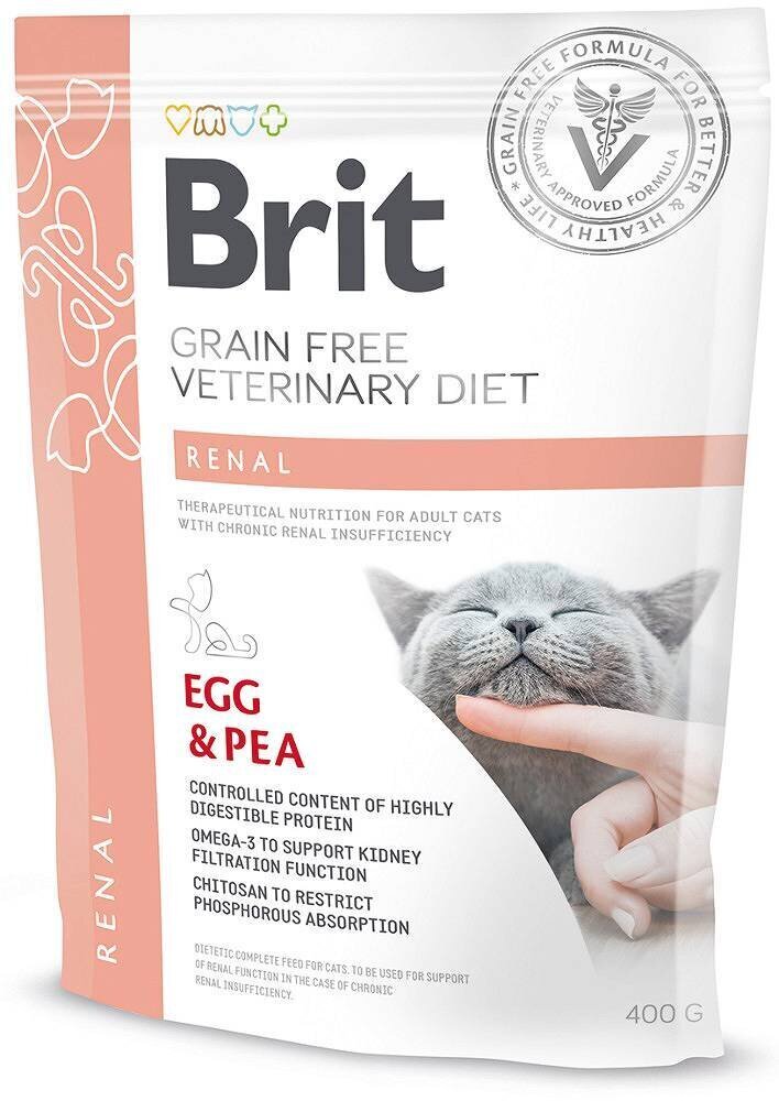 Brit GF Veterinary Diets aikuisille kissoille, kananmuna ja herne, 0.4 kg hinta ja tiedot | Kissan kuivaruoka | hobbyhall.fi