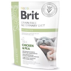 Brit GF Veterinary Diets aikuisille kissoille, kana ja herne, 0.4 kg hinta ja tiedot | Kissan kuivaruoka | hobbyhall.fi