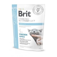 Brit GF Veterinary Diets aikuisille kissoille, kana ja herne, 0.4 kg hinta ja tiedot | Kissan kuivaruoka | hobbyhall.fi