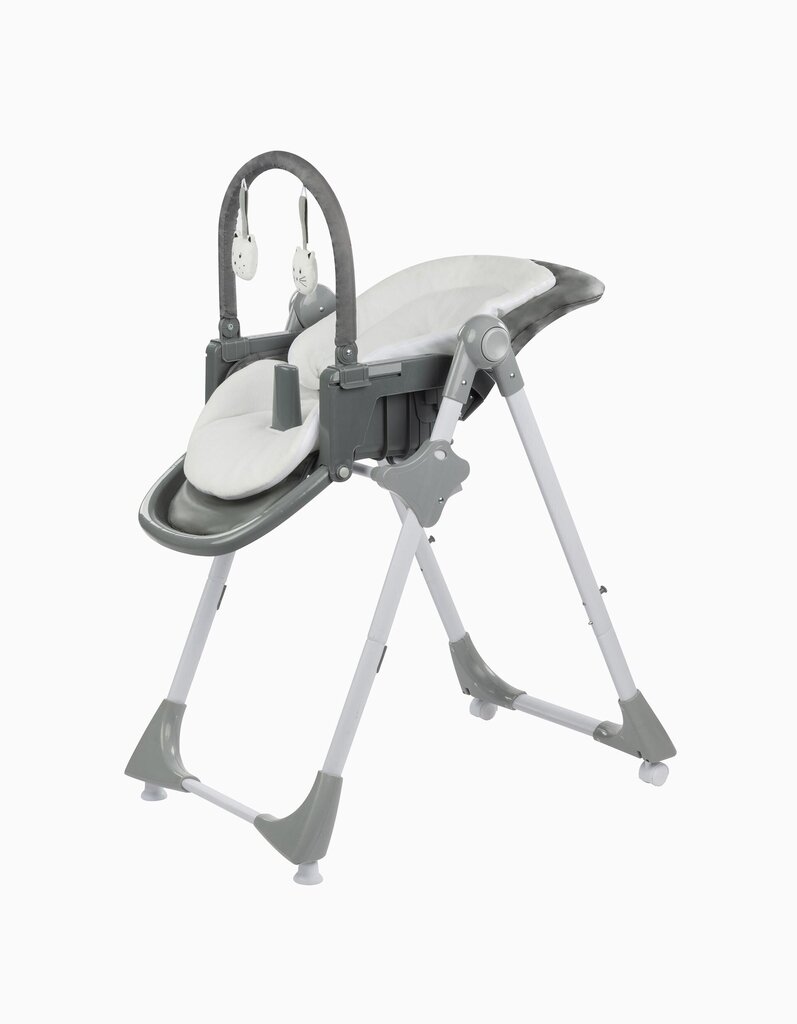 Bebe Confort Kiwi 3-in-1 -syöttötuoli, Grey Mist hinta ja tiedot | Syöttötuolit | hobbyhall.fi