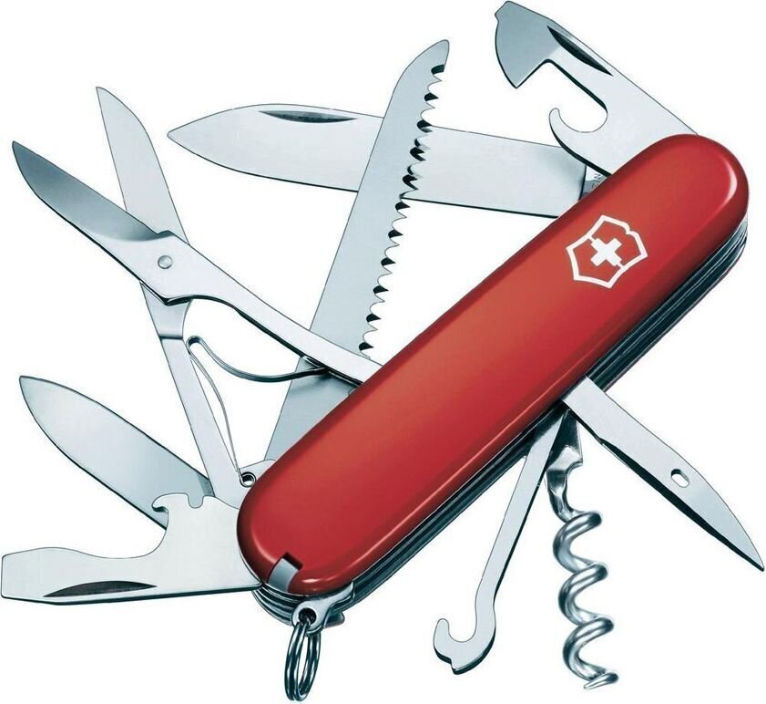 Victorinox Huntsman -taskuveitsi /monitoimiveitsisarja punainen hinta ja tiedot | Monitoimityökalut ja veitset retkeilyyn | hobbyhall.fi