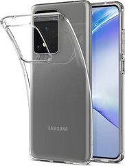 Galaxy S20 Ultra suojakuori Spigen Liquid Crystal Clear hinta ja tiedot | Puhelimen kuoret ja kotelot | hobbyhall.fi