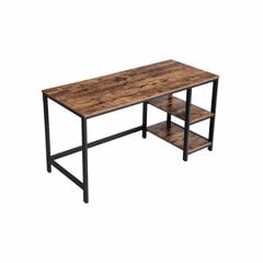 Työpöytä vintage ruskea musta hinta ja tiedot | Tietokonepöydät ja työpöydät | hobbyhall.fi