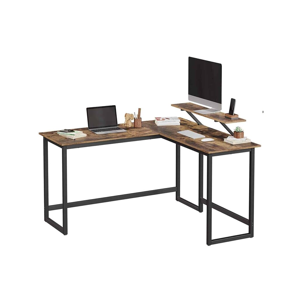 L-muotoinen tietokonepöytä hinta ja tiedot | Tietokonepöydät ja työpöydät | hobbyhall.fi