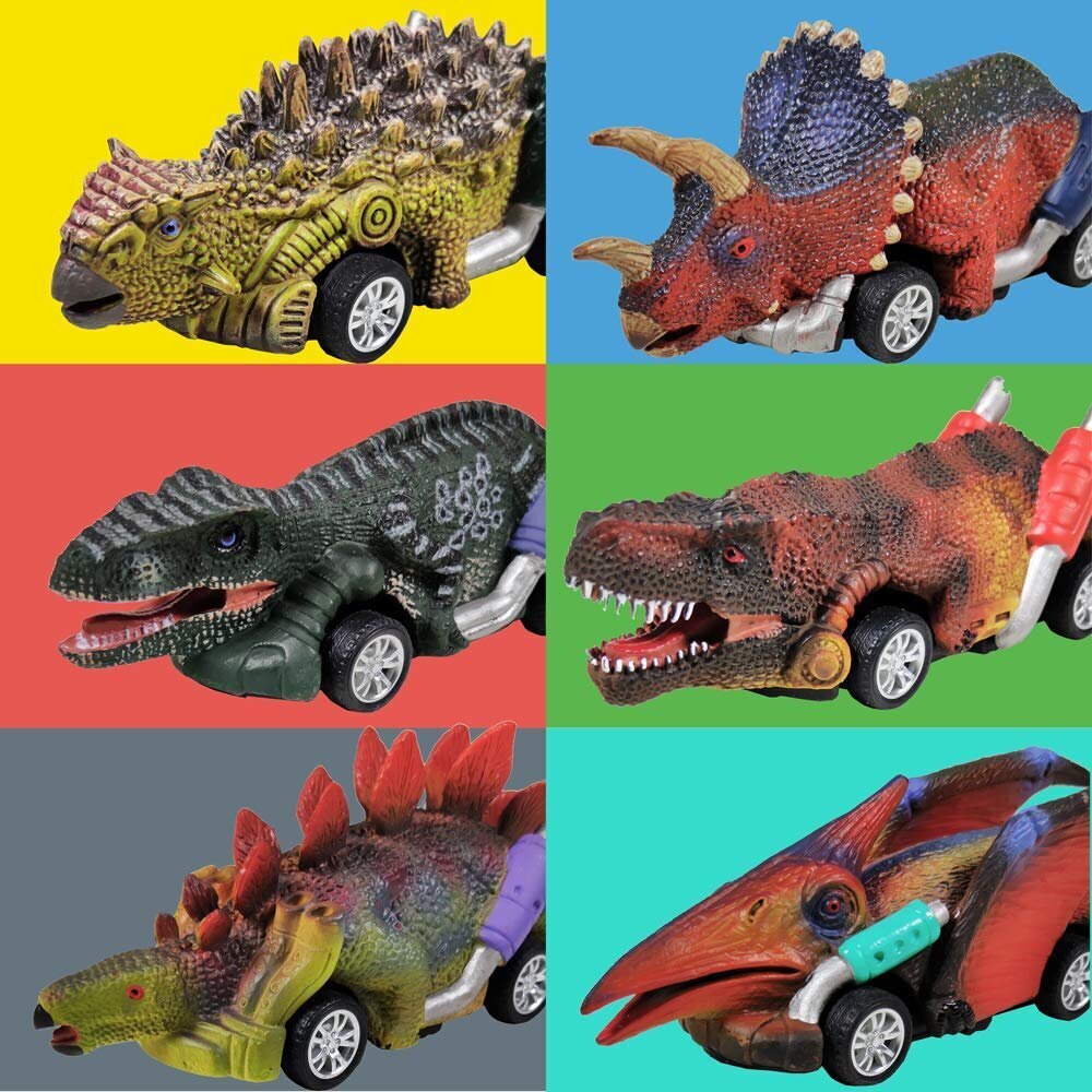 Dinosaurusrekkasetti lapsille, jotka rakastavat dinosauruksia ja autoja hinta ja tiedot | Poikien lelut | hobbyhall.fi