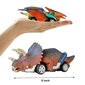 Dinosaurusrekkasetti lapsille, jotka rakastavat dinosauruksia ja autoja hinta ja tiedot | Poikien lelut | hobbyhall.fi