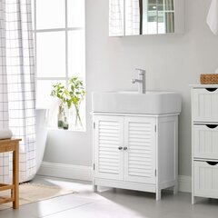 Kylpyhuoneen pesuallaskaappi hinta ja tiedot | Kylpyhuonekaapit | hobbyhall.fi