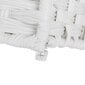 Pyykkikori, valkoinen, 46 x 33 x 60 cm. hinta ja tiedot | Kylpyhuoneen sisustus | hobbyhall.fi