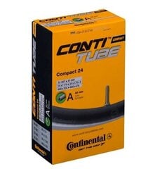 Sisäputki Continental Compact 24 Valve Auto 40mm, 32/47-507/544 hinta ja tiedot | Polkupyörän renkaat ja sisäkumit | hobbyhall.fi