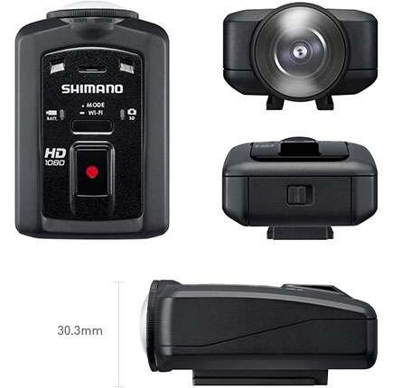 Seikkailukamera Shimano Sport Camera CM-1000, 16 GB MicroSD-kortti hinta ja tiedot | Action-kamerat | hobbyhall.fi