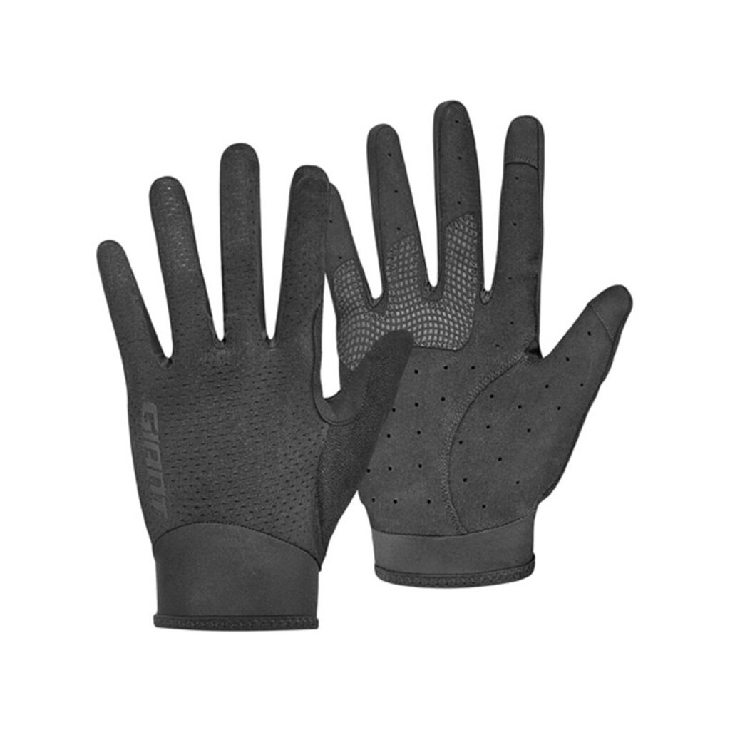 käsineet GIANT TRANSFER LF GLOVE BLACK M hinta ja tiedot | Pyöräilyhanskat | hobbyhall.fi