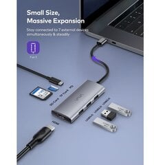 USB-C-liitinsovitin 7 in 1, VAVA VA-UC017 hinta ja tiedot | Vava Tietokoneet ja pelaaminen | hobbyhall.fi