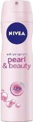 Suihkedeodorantti naisille Nivea Pearl & Beauty, 150 ml hinta ja tiedot | Deodorantit | hobbyhall.fi