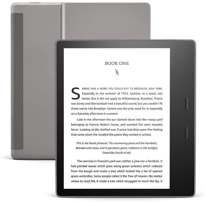 Amazon Kindle Oasis 2019 32GB WiFi, harmaan värinen hinta ja tiedot | E-kirjojen lukulaitteet | hobbyhall.fi