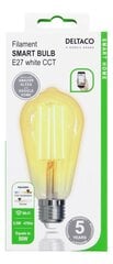 LED-lamppu Deltaco Smart Home SH-LFE27ST64 hinta ja tiedot | Deltaco Valaistus ja sähkölaitteet | hobbyhall.fi