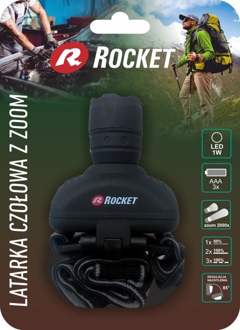 Otsalamppu Rocket 1W -tarkennustoiminnolla hinta ja tiedot | Retkilamput | hobbyhall.fi