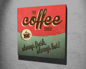 Sisustustaulu The coffee shop hinta ja tiedot | Taulut | hobbyhall.fi