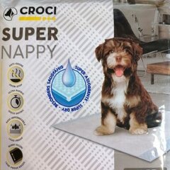 Croci Super Nappy alusta, 60x40cm, 10kpl hinta ja tiedot | Eläinten hoitotuotteet | hobbyhall.fi