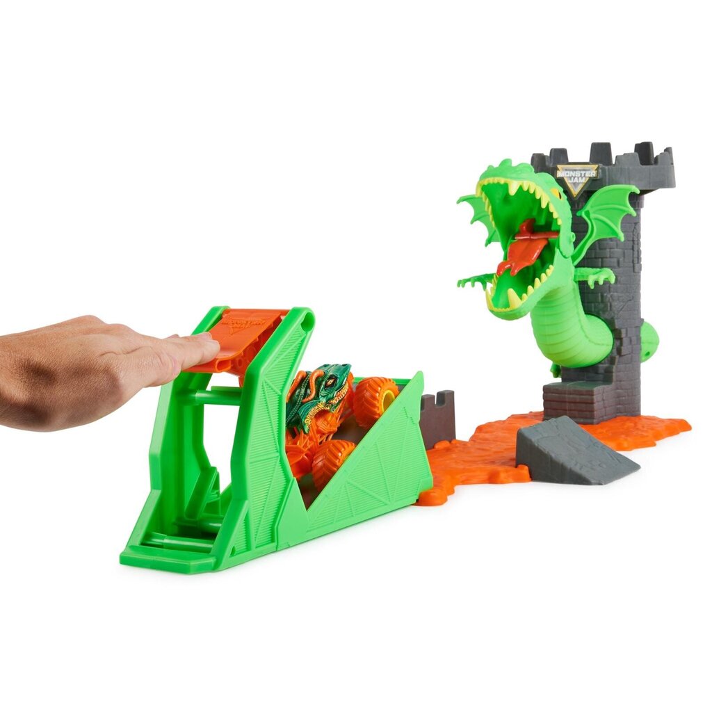 Playset Monster Jam 1:64 Dueling Dragon, 6063919 hinta ja tiedot | Poikien lelut | hobbyhall.fi