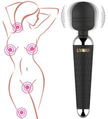 Vibrator LIVMAN Magic Wand 16 värinätilalla hinta ja tiedot | Vibraattorit | hobbyhall.fi