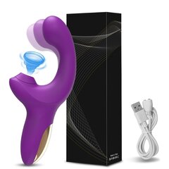 Vibraattori klitorikselle ja G-pisteelle 10 tärinällä ja 10 imutilassa hinta ja tiedot | Vibraattorit | hobbyhall.fi