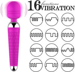 Vibrator LIVMAN Magic Wand 16 värinätilalla hinta ja tiedot | Vibraattorit | hobbyhall.fi