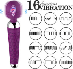 Vibrator LIVMAN Magic Wand 16 värinätilalla hinta ja tiedot | Vibraattorit | hobbyhall.fi