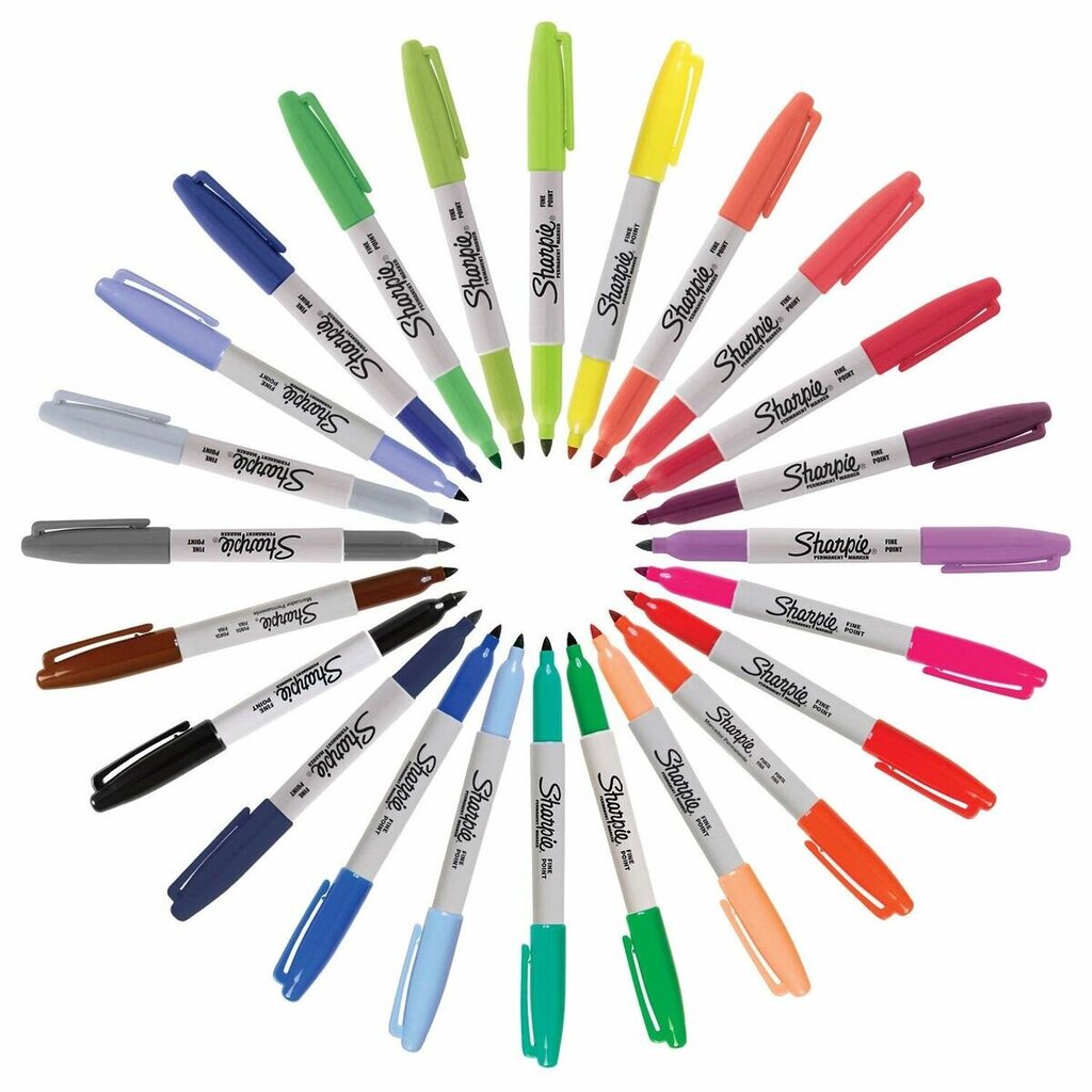 Sharpie Cosmic Colour Set 24 kpl Permanent hinta ja tiedot | Taide- ja askartelutarvikkeet | hobbyhall.fi