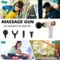Lihashierontalaite 4 kärjellä; Massage gun LIVMAN LC-002 hinta ja tiedot | Hierontalaitteet | hobbyhall.fi