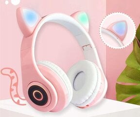 Langattomat BLUETOOTH-kuulokkeet kissankorvilla, vaaleanpunainen hinta ja tiedot | Ei ole määritelty Tietokoneet ja pelaaminen | hobbyhall.fi