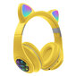 Langattomat RGB-kuulokkeet LED-kissankorvilla, M2 hinta ja tiedot | Kuulokkeet | hobbyhall.fi