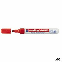 Edding 4095 nestemäiset tussit, punainen, 10 kpl. hinta ja tiedot | Edding Lapset | hobbyhall.fi