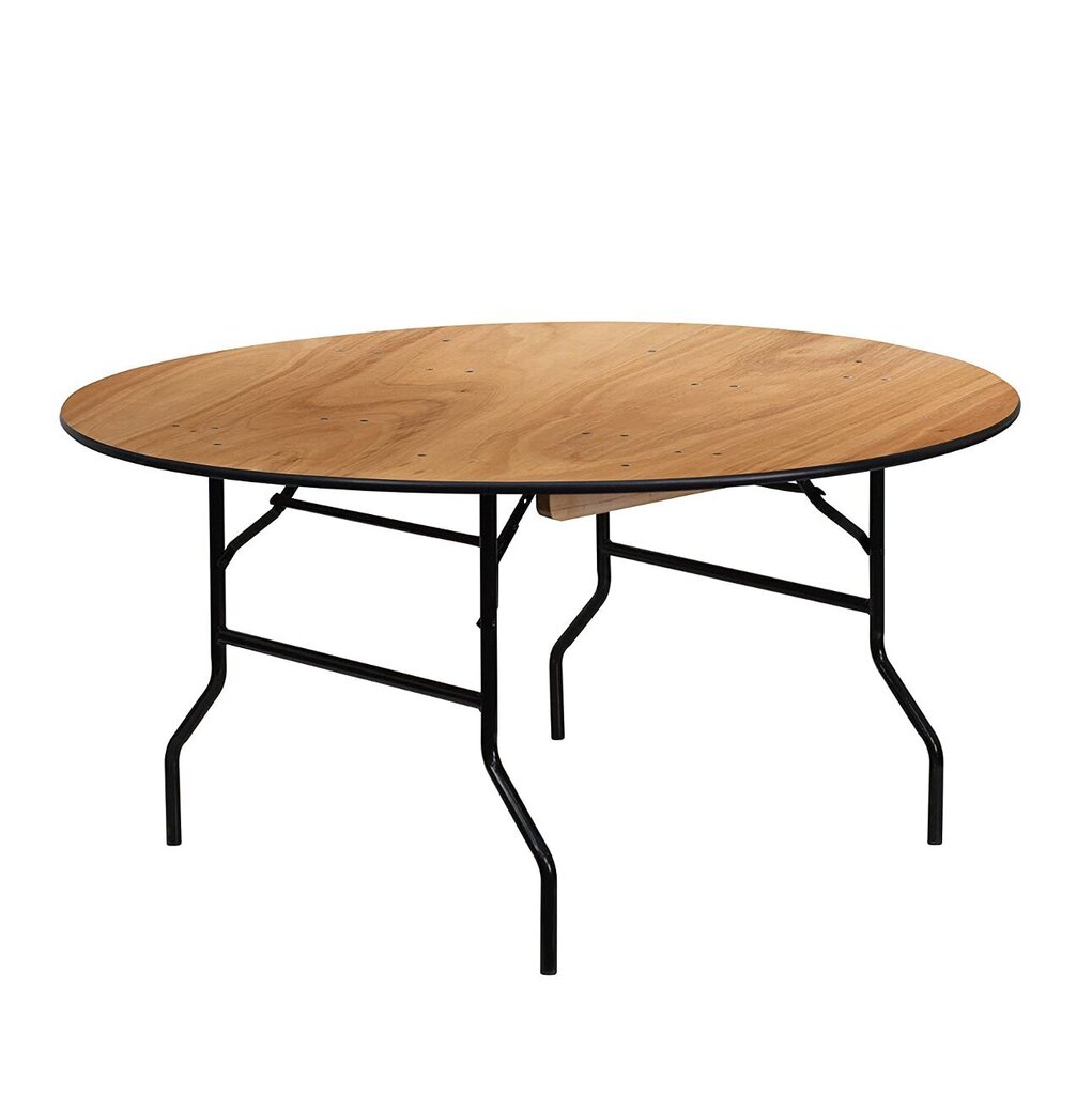 Pyöreä puupöytä, 120 cm hinta ja tiedot | Puutarhapöydät | hobbyhall.fi