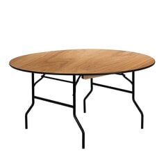 Pyöreä puupöytä, 150 cm hinta ja tiedot | Puutarhapöydät | hobbyhall.fi