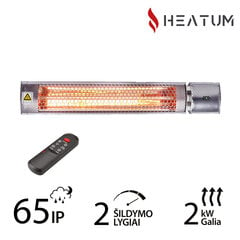 Infraraudonųjų spindulių šildytuvas Heatum H2000R URBAN SILVER hinta ja tiedot | Lämmittimet | hobbyhall.fi