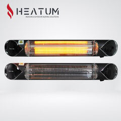 Infraraudonųjų spindulių šildytuvas Heatum H2500R CORE BLACK hinta ja tiedot | Lämmittimet | hobbyhall.fi