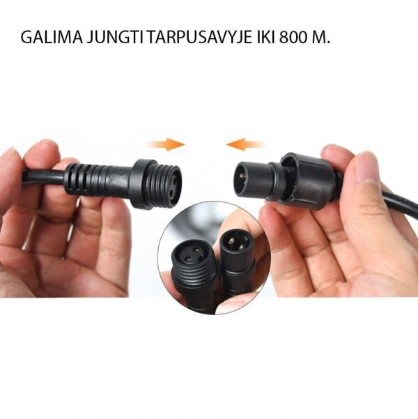 Lauko girlianda (LED lemputės) 10 m Drop hinta ja tiedot | Jouluvalot | hobbyhall.fi