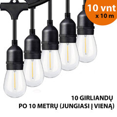 Lauko girlianda (LED lemputės) 100 m Drop hinta ja tiedot | Jouluvalot | hobbyhall.fi