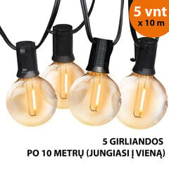 Lauko girlianda (LED lemputės) 50 m Elegance hinta ja tiedot | Jouluvalot | hobbyhall.fi