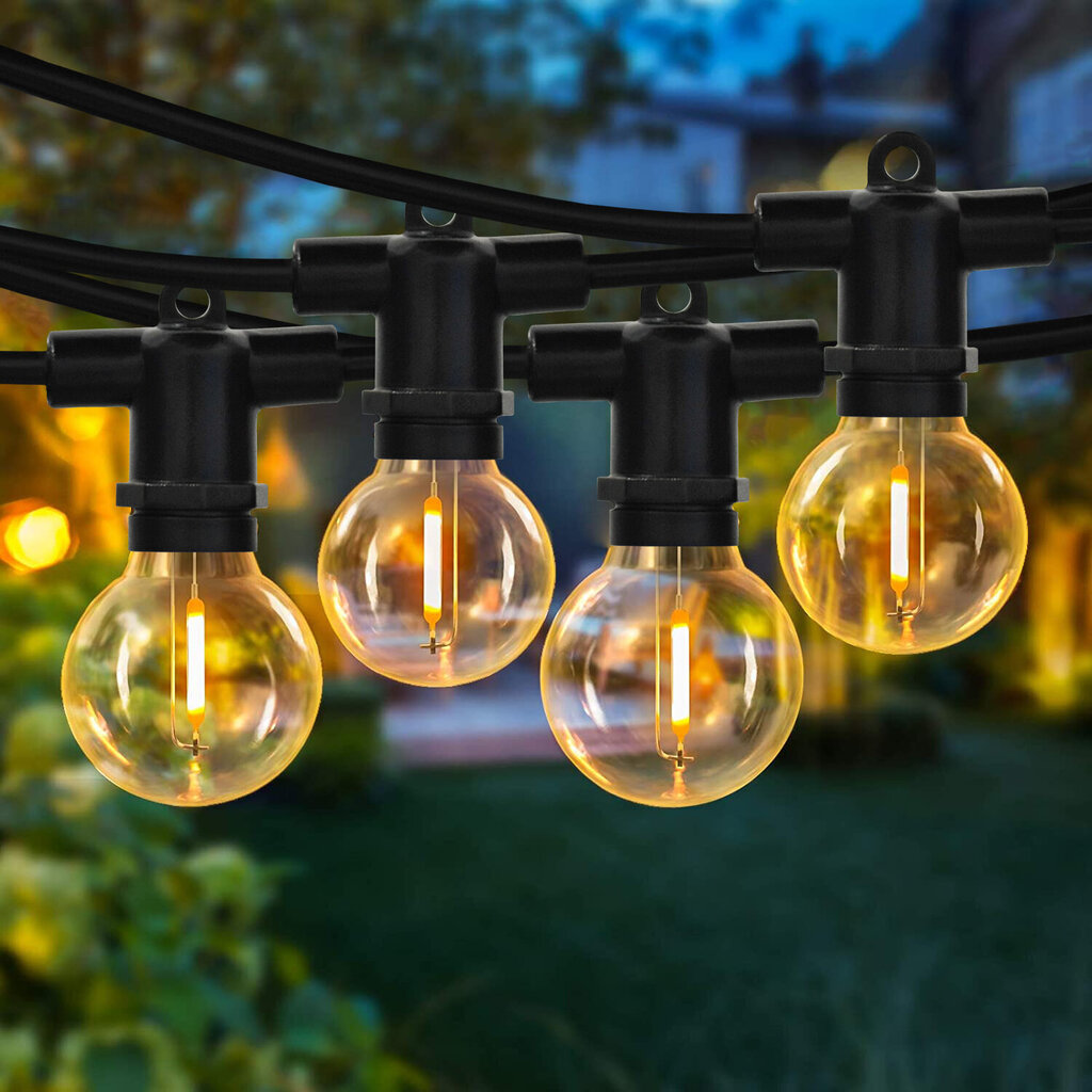 Lauko girlianda (LED lemputės) 100 m Perl juoda hinta ja tiedot | Jouluvalot | hobbyhall.fi
