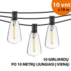 Lauko girlianda (LED lemputės) 100 m Retro hinta ja tiedot | Jouluvalot | hobbyhall.fi