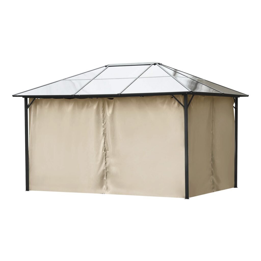 Puutarhapaviljonki Zeltpro Deluxe 3x4m, kermainen hinta ja tiedot | Puutarhapaviljongit | hobbyhall.fi