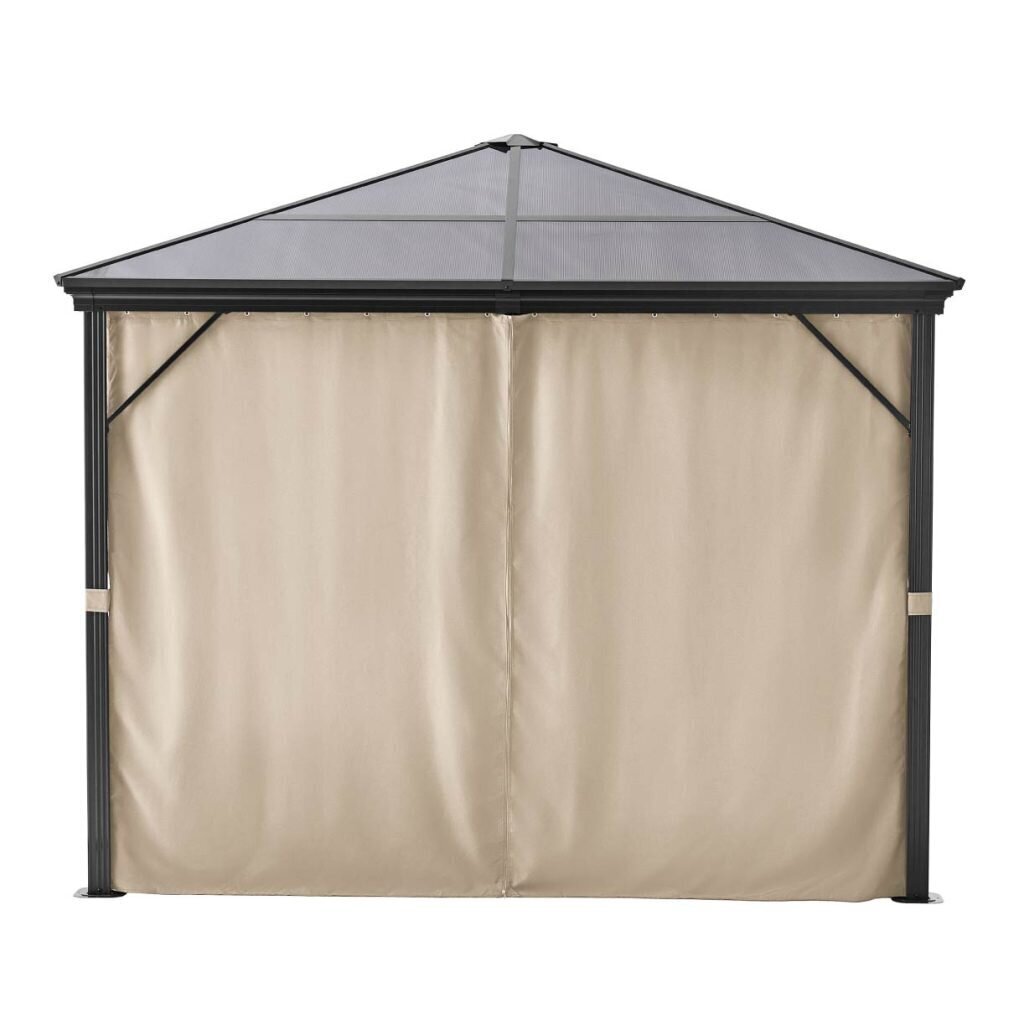 Puutarhapaviljonki Zeltpro Deluxe 3x4m, kermainen hinta ja tiedot | Puutarhapaviljongit | hobbyhall.fi