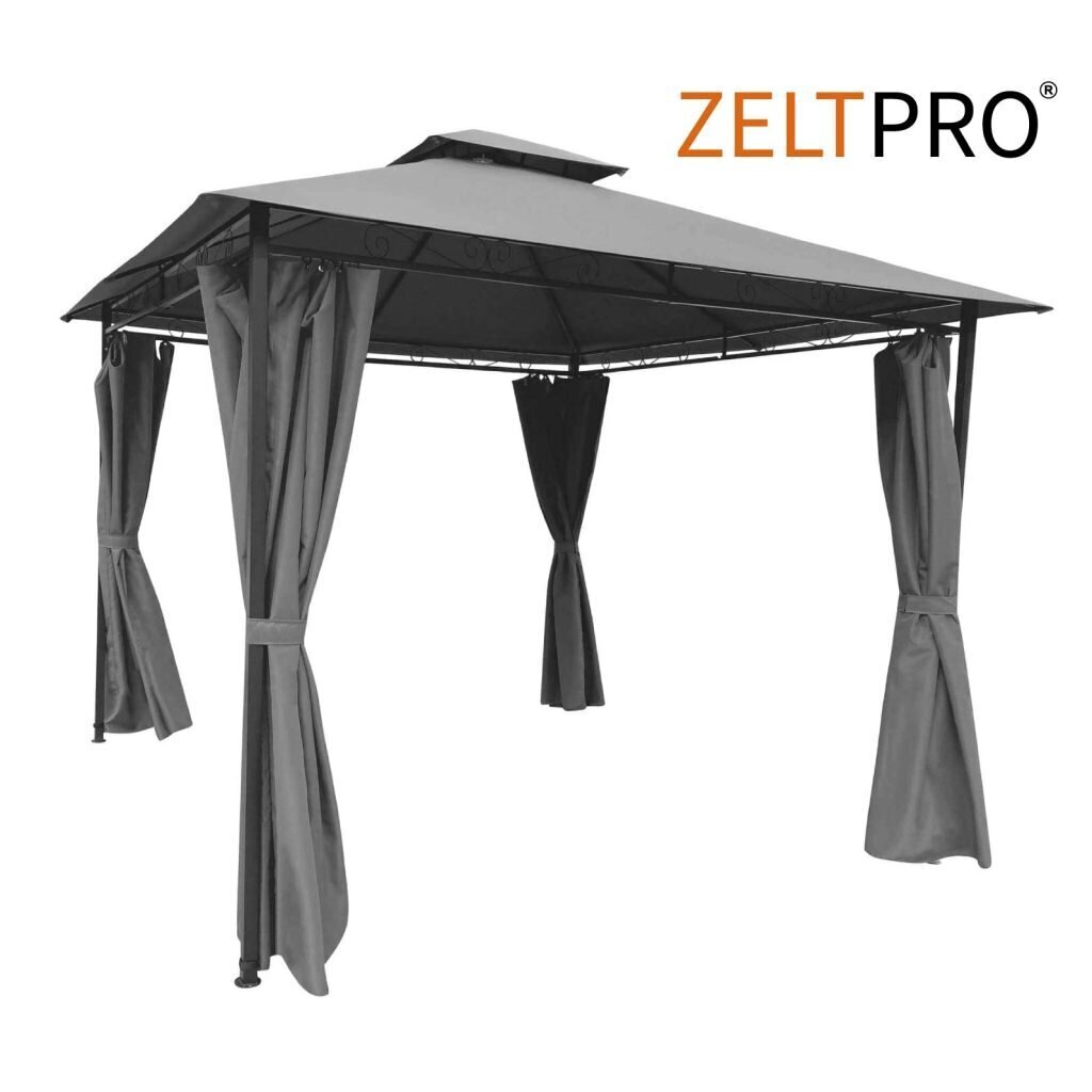 Ulkohuvimaja Zeltpro Prime 300x300 harmaa hinta ja tiedot | Puutarhapaviljongit | hobbyhall.fi