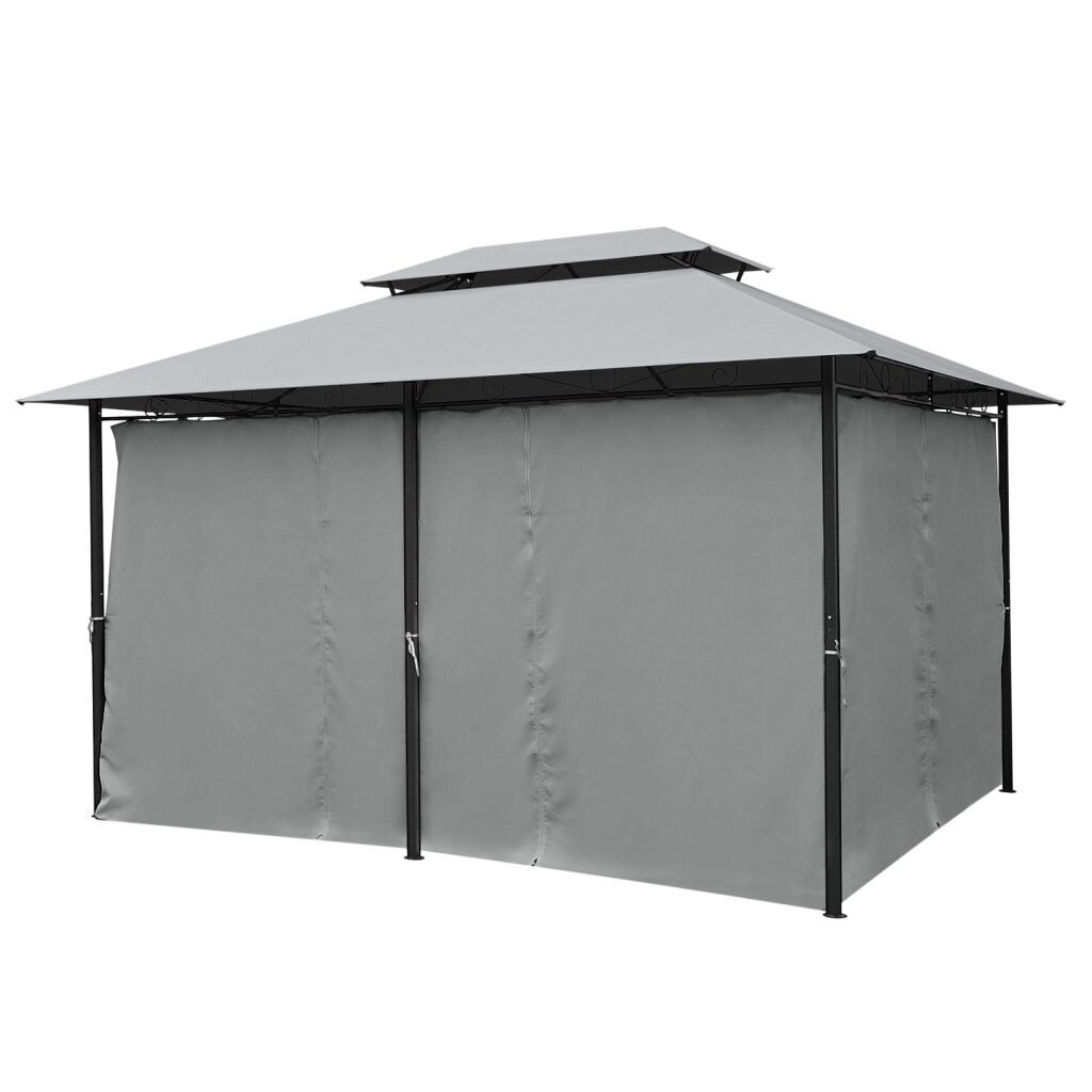 Puutarhapaviljonki Zeltpro Prime 3x4m, harmaa hinta ja tiedot | Puutarhapaviljongit | hobbyhall.fi