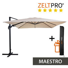 Aurinkovarjo Zeltpro Maestro, Taupe hinta ja tiedot | Aurinkovarjot ja markiisit | hobbyhall.fi