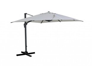 Lauko skėtis su padu ir užvalkalu Comfort Light Grey hinta ja tiedot | Aurinkovarjot ja markiisit | hobbyhall.fi
